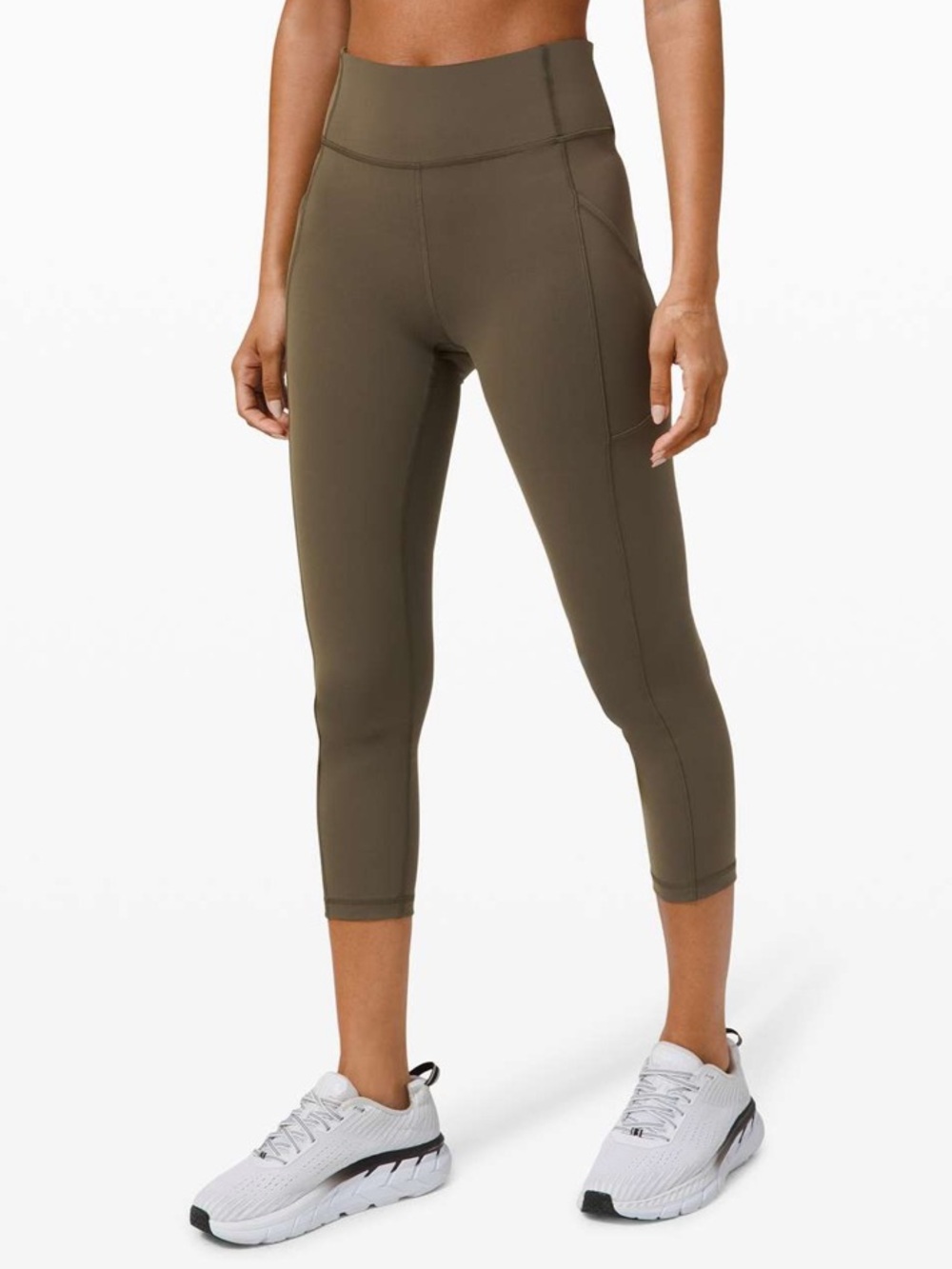 Lululemon Invigorate High-Rise Crop 23"
Dark Olive size 4